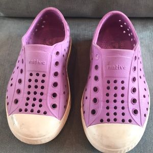 Native - Purple Jefferson - Size 7 Toddler